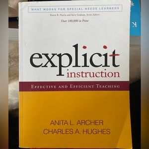 Explicit instruction